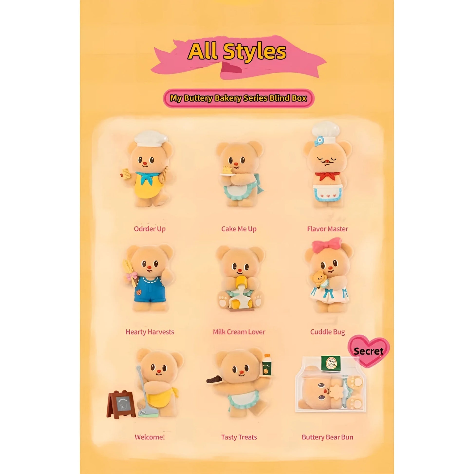 Butterbear - Figurine Kawaii My Buttery Bakery - Boîte Mystère - Figurine & Kawaii - 2