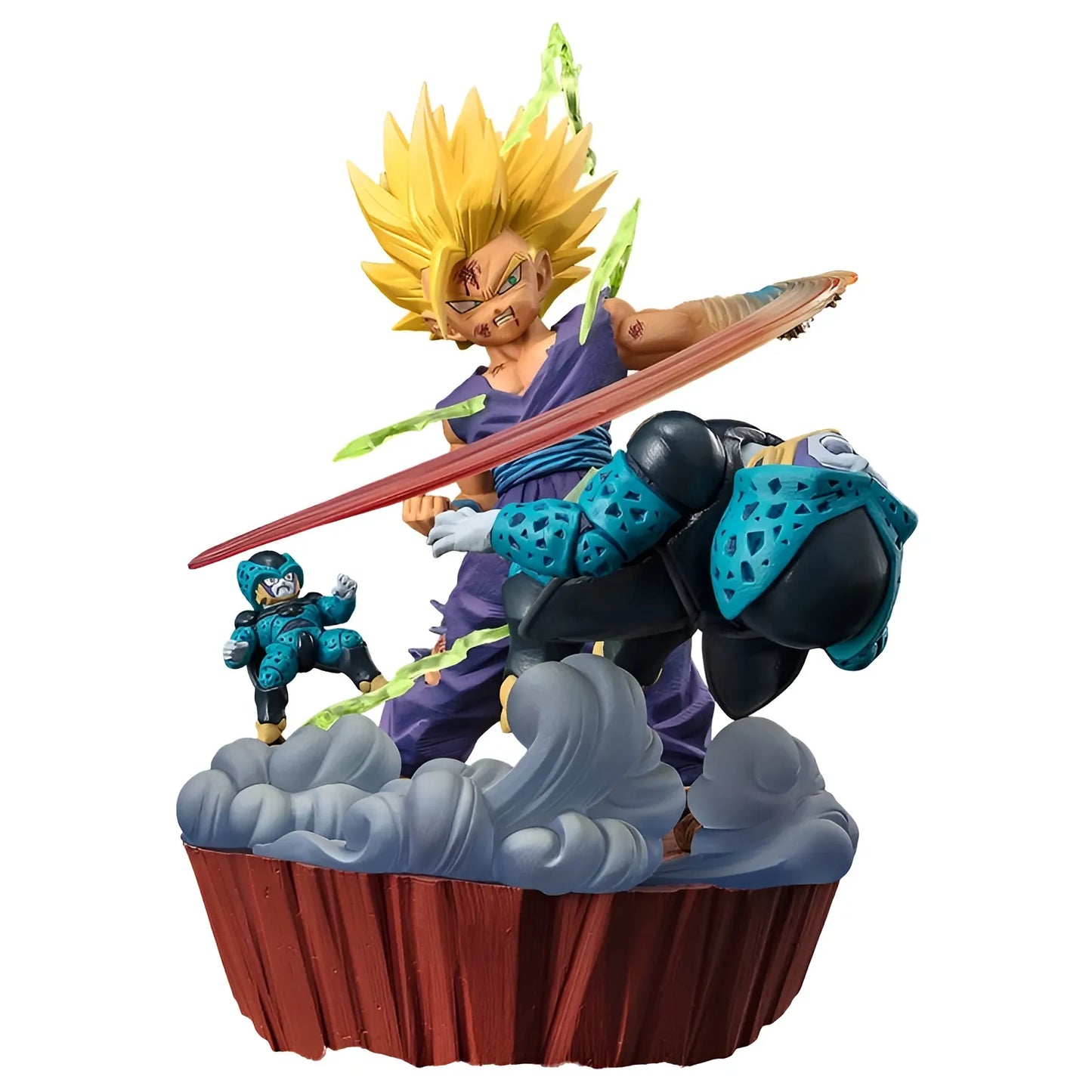 Dragon Ball Z - Figurine Son Gohan SSJ2 vs Cell Jr - Figuarts Zero Anger Exploding Into Power - Figurine & Kawaii - 1