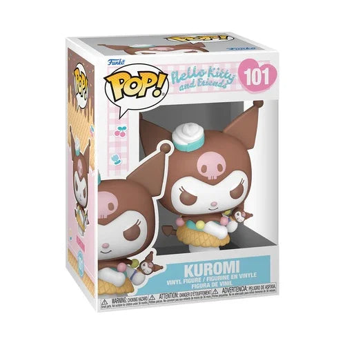 Hello Kitty - Figurine Kawaii Kuromi Avec Glace - POP Sanrio N° 101 - Figurine & Kawaii - 2