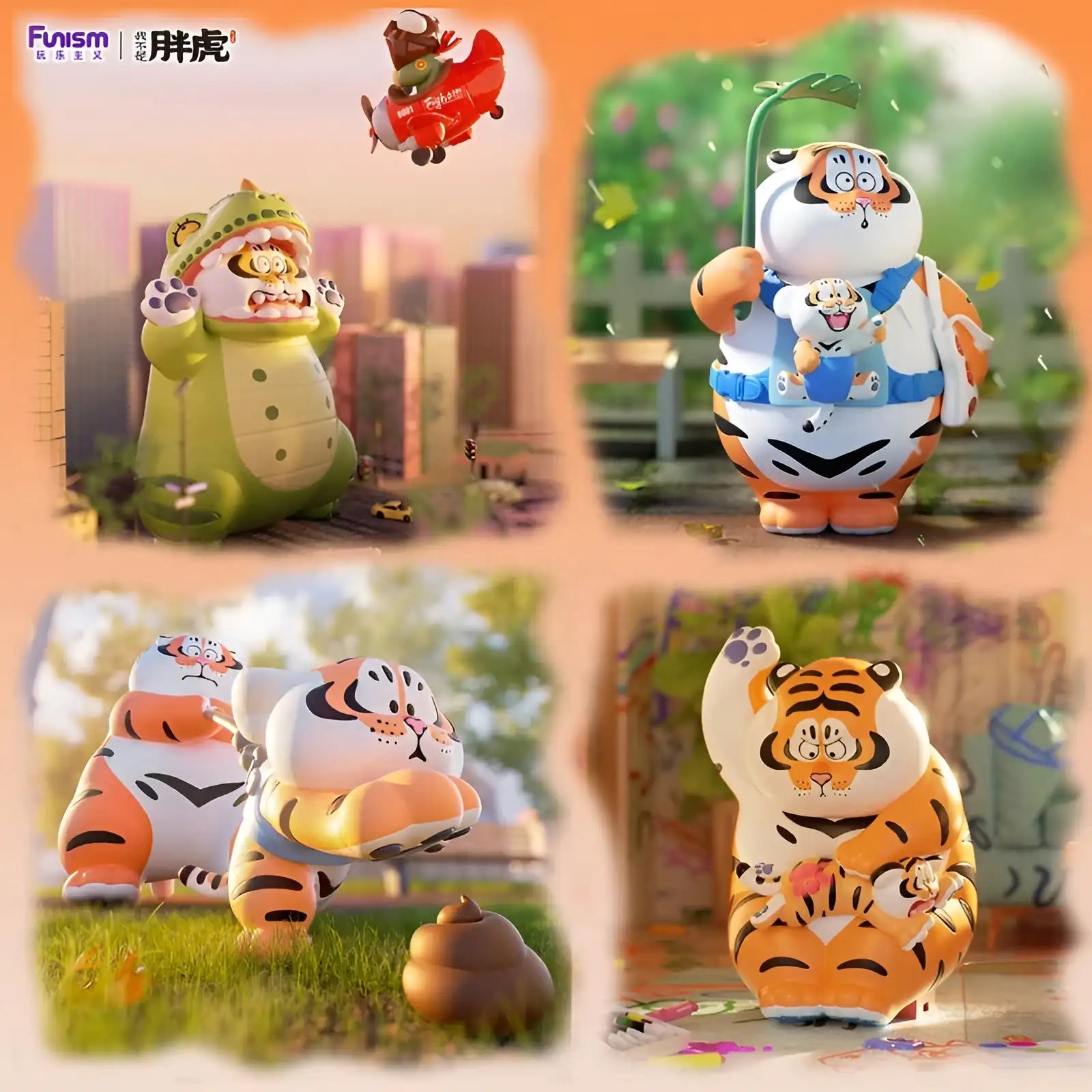 Alexander The Fat Tiger - Figurine Kawaii - Boîte Mystère - Roaring Love Series - Figurine & Kawaii - 3