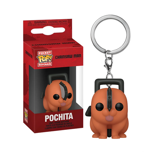 Chainsaw Man - Porte-clés Pochita - Pocket Pop Keychain - Figurine & Kawaii - 1