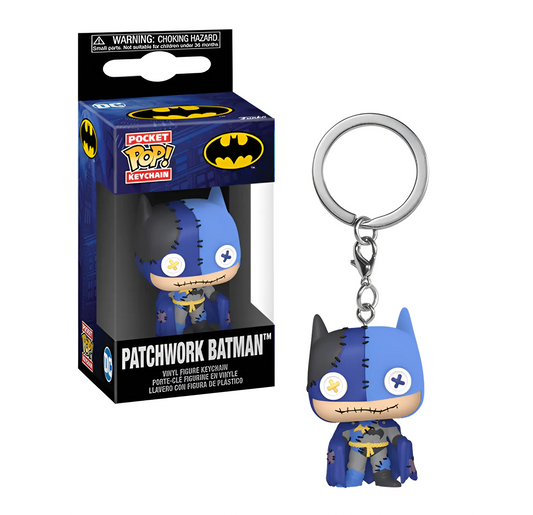 DC Patchwork - Porte-clés Batman- Pocket Pop Keychain - Figurine & Kawaii - 1