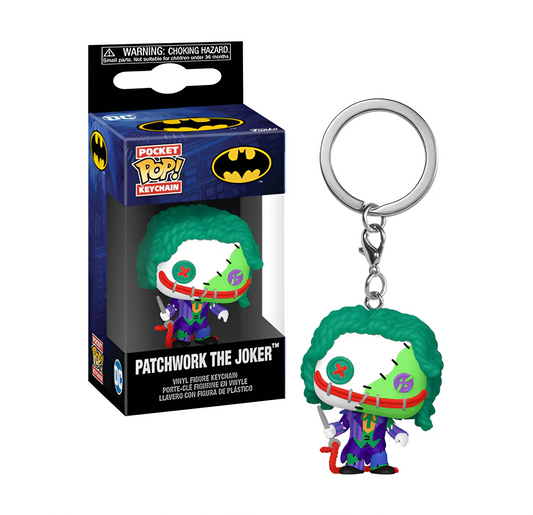DC Patchwork - Porte-clés Joker - Pocket Pop Keychain - Figurine & Kawaii - 1