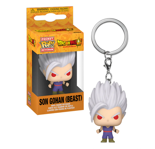Dragon Ball Super - Porte-clés Gohan Ultra Instinct - Pocket Pop Keychain - Figurine & Kawaii - 1