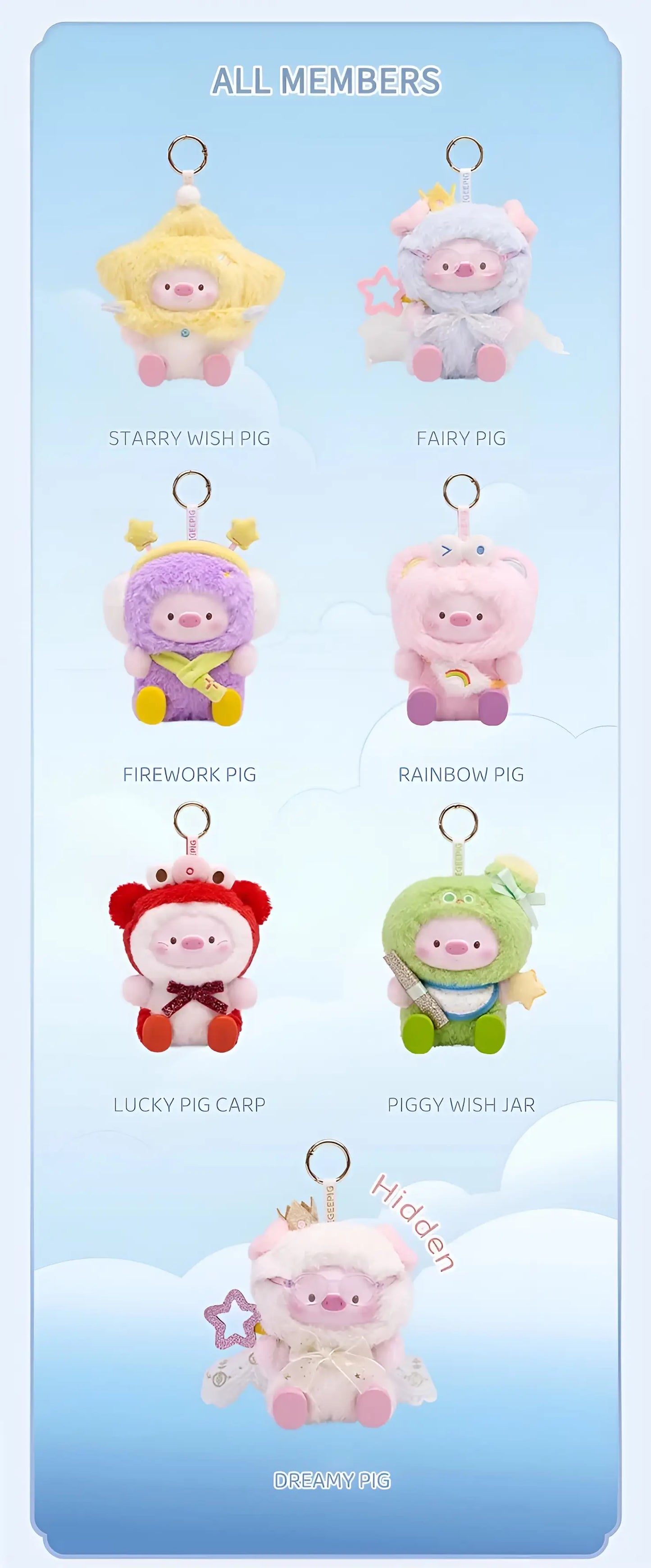 GeeGee Pig - Kawaii Countdown to Wishes Plush Toy - Mystery Box