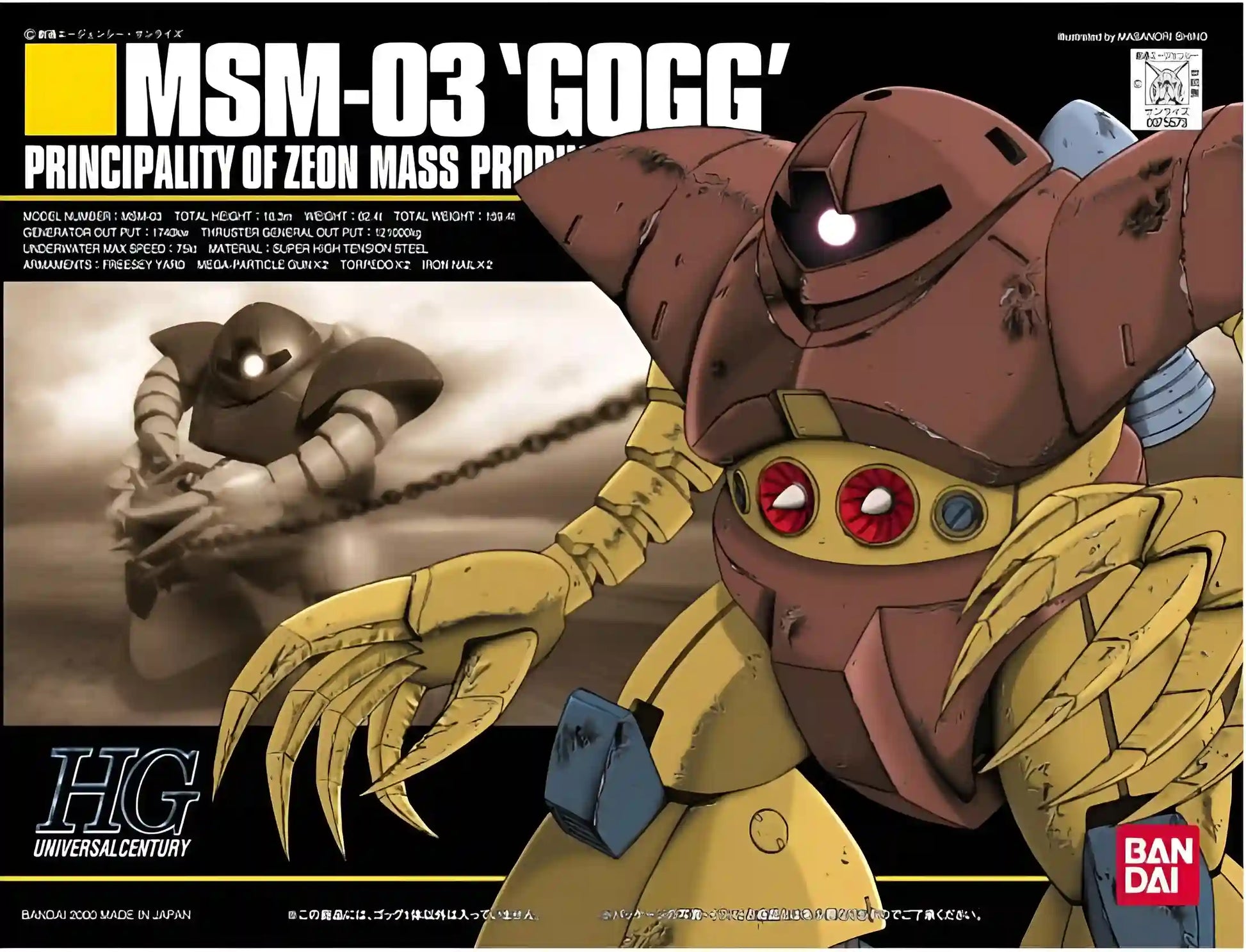 Gundam - Maquette Gunpla Gogg - HG 1/144 008 - Figurine & Kawaii - 2