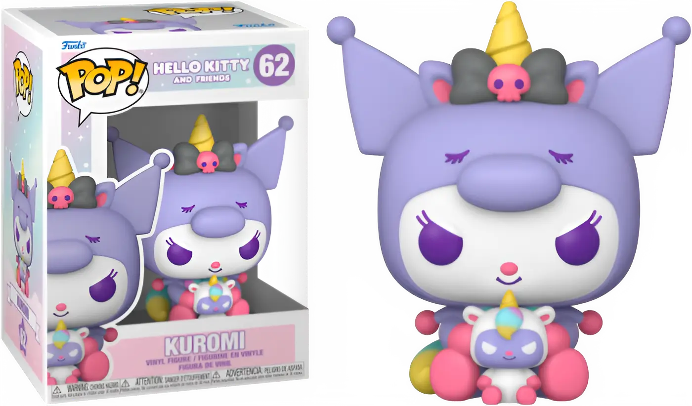 Hello Kitty - Figurine Kawaii Kuromi (UP) - Pop Sanrio N° 62 - Figurine & Kawaii - 2