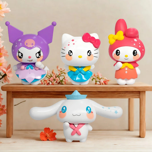 Hello Kitty And Friend Set - Figurine Kawaii - Boîte Cadeau - Figurine & Kawaii - 1