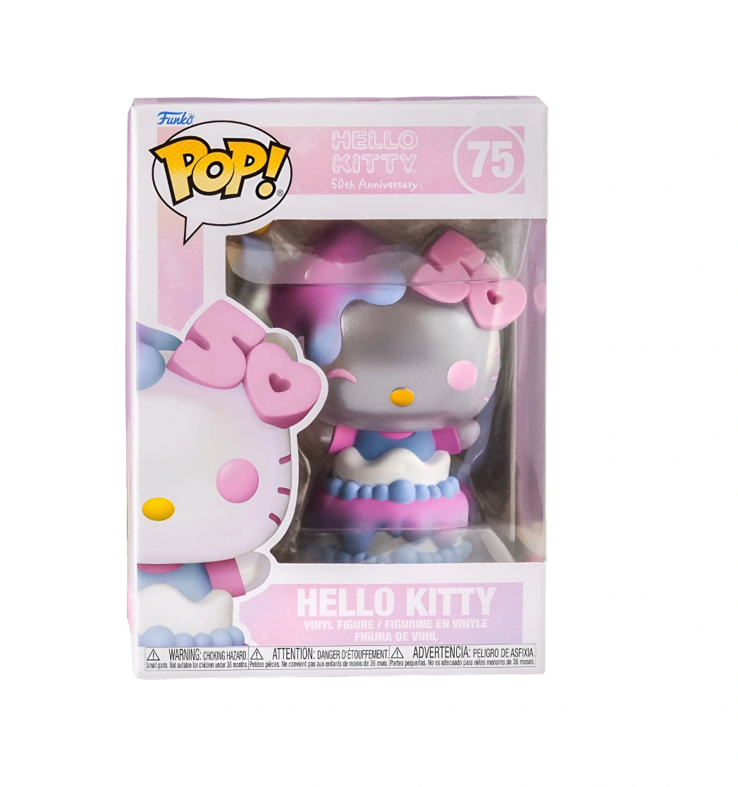 Hello Kitty Dans Gâteau 50eme Anniv - Figurine Kawaii - Pop Sanrio N°75 - Figurine & Kawaii - 2