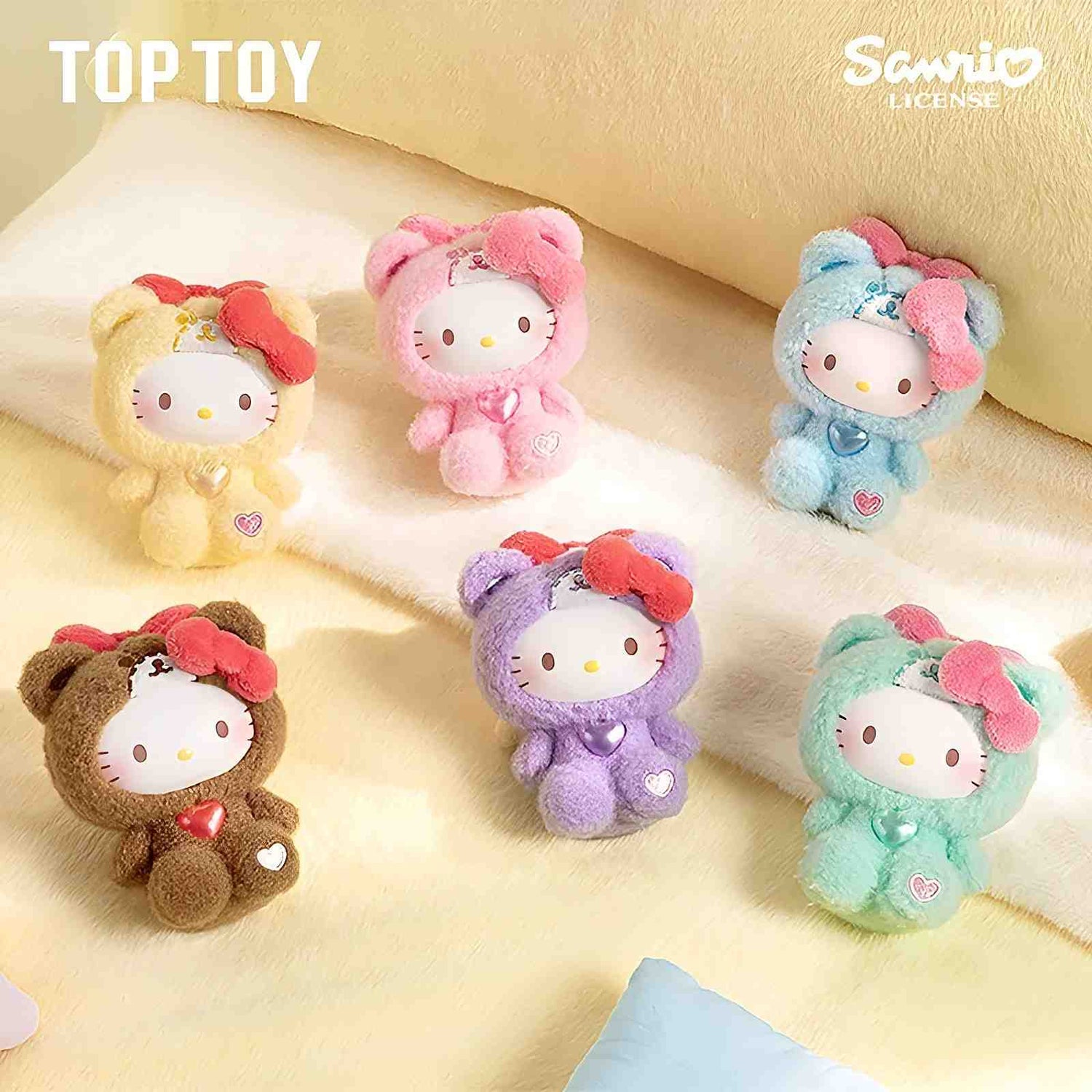 Hello Kitty Teddy Pajamas - Peluche Kawaii - Boîte Mystère - Figurine & Kawaii - 1