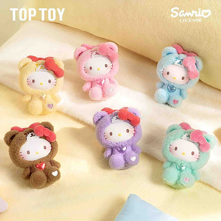 Hello Kitty Teddy Pajamas - Peluche Kawaii - Boîte Mystère - Figurine & Kawaii - 1