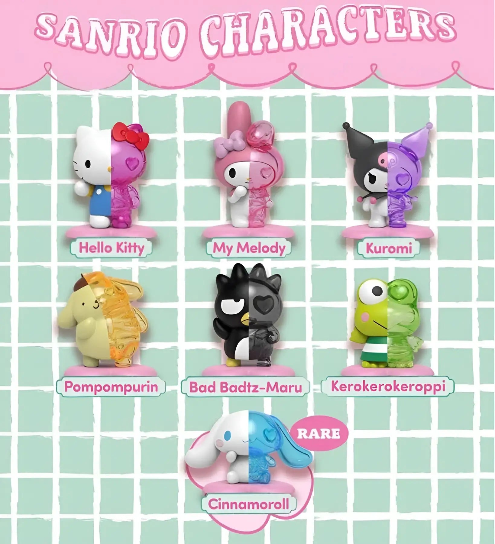 Hello Kitty - Figurine Kandy X Sanrio FT. Jason Freeny- Boîte Mystère - Figurine & Kawaii - 10
