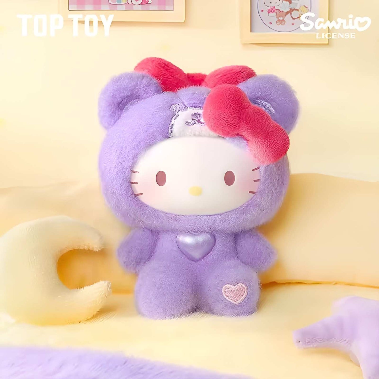 Hello Kitty Teddy Pajamas - Peluche Kawaii - Boîte Mystère - Figurine & Kawaii - 4