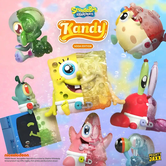 Bob L'Éponge - Figurine Kandy X Sanrio FT. Jason Soda Edition - Boîte Mystère - Figurine & Kawaii - 1