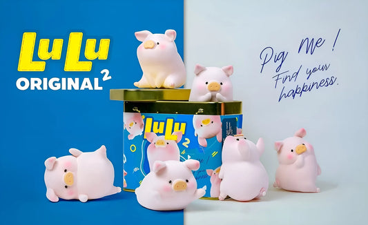 Lulu The Piggy - Figurine Kawaii Lulu Basic Original 2 - Boîte Mystère - Figurine & Kawaii - 1