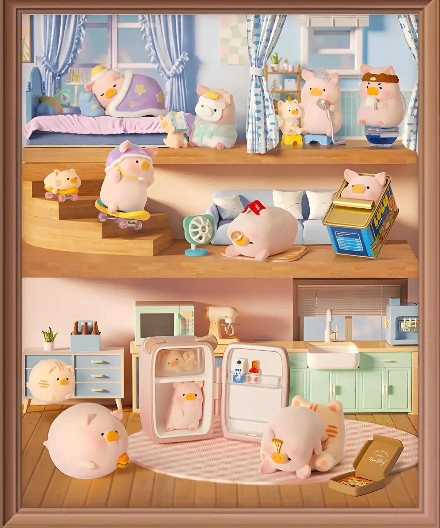 Lulu The Piggy - Figurine Kawaii Stay With You - Boîte Mystère - Figurine & Kawaii - 4