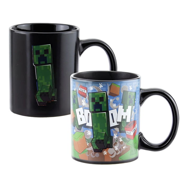 Minecraft - Mug Thermoréactif Creeper - 300ml - Figurine & Kawaii - 1