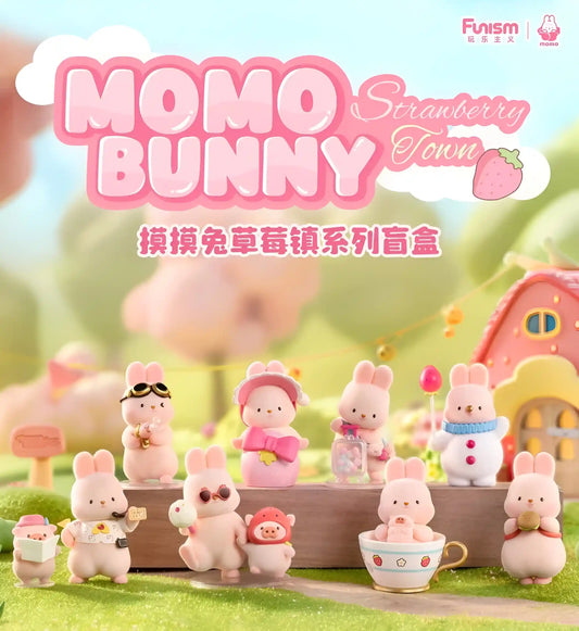 Momo Bunny - Figurine Kawaii Strawberry Town - Boîte Mystère - Figurine & Kawaii - 1