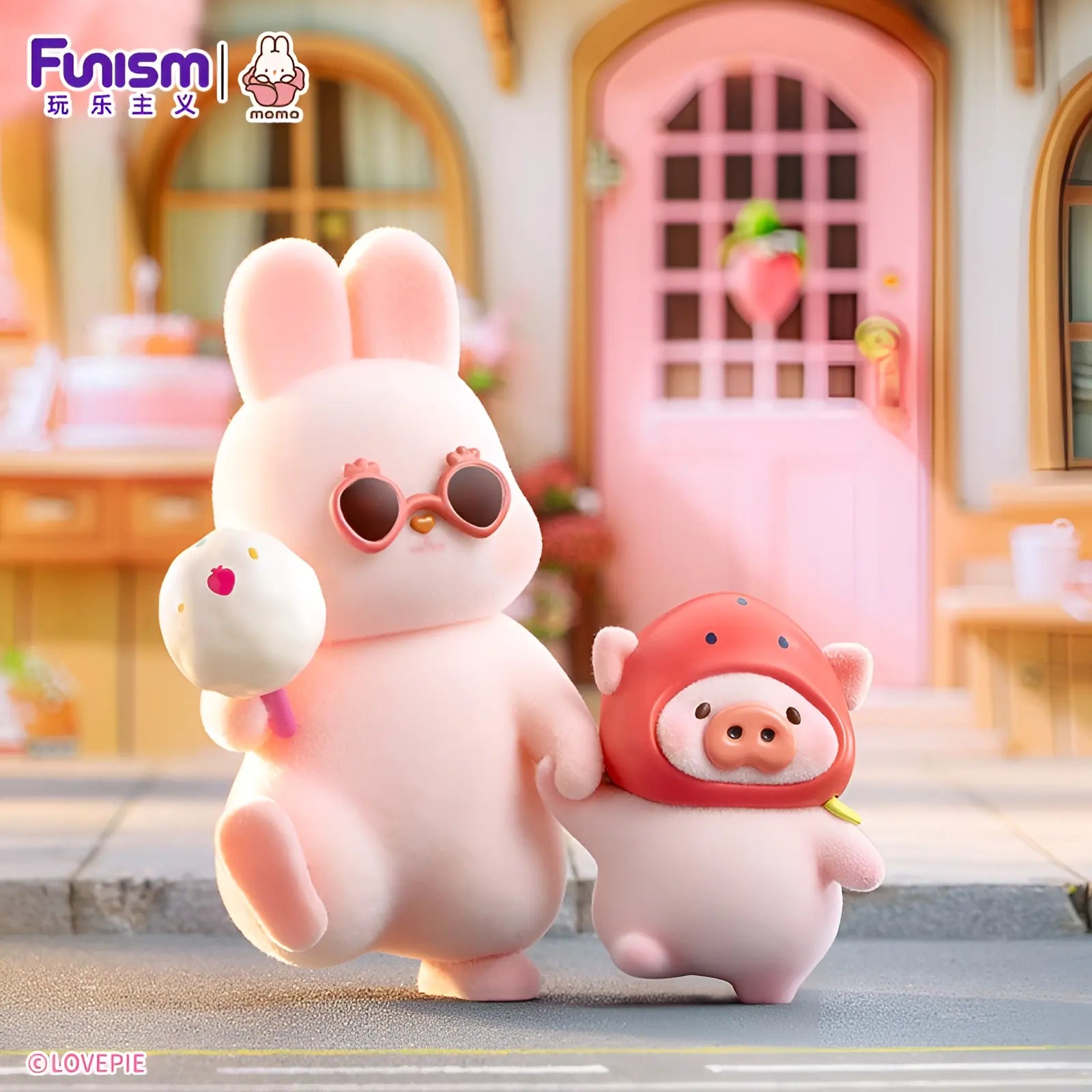 Momo Bunny - Figurine Kawaii Strawberry Town - Boîte Mystère - Figurine & Kawaii - 4