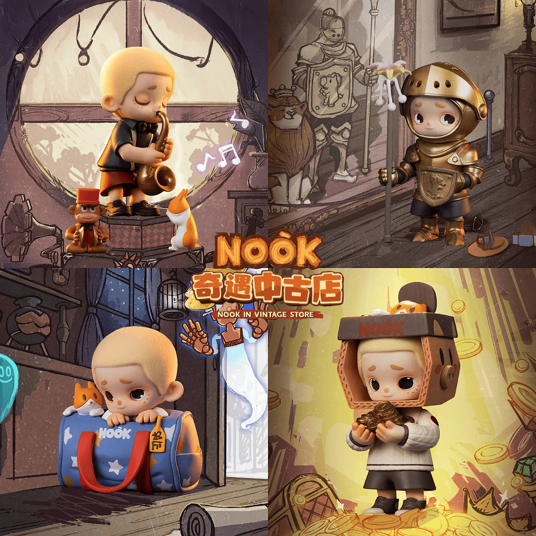 Nook - Figurine Kawaii Vintage Store - Boîte Mystère - 52Toys