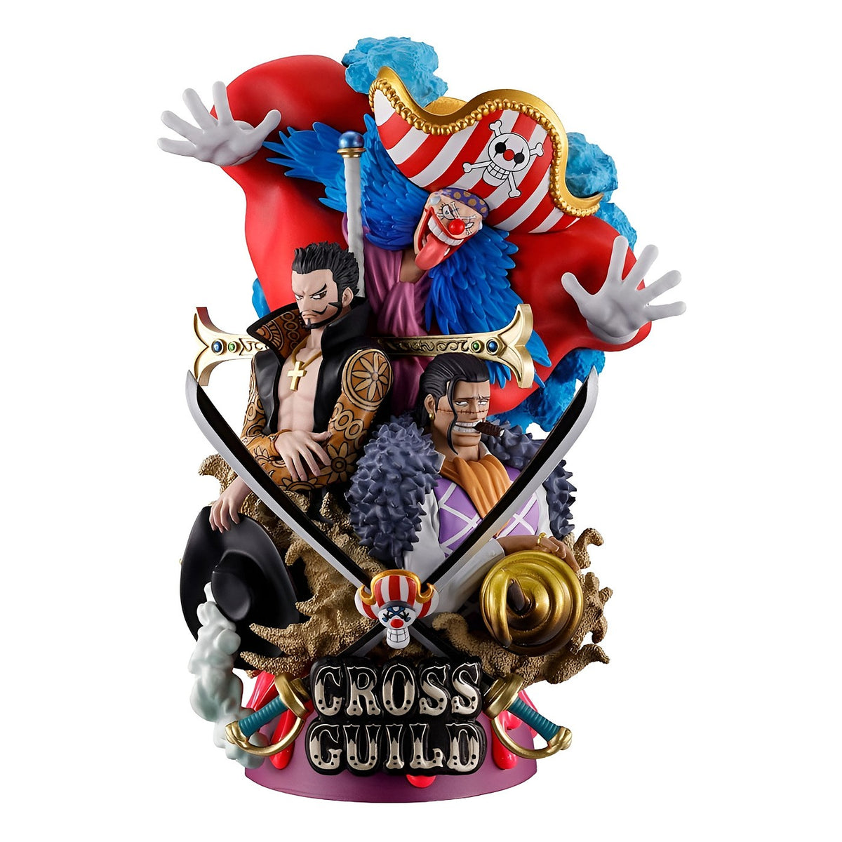 One Piece - Figurine Petitrama Logbox Re Birth - Cross Guild - Megahouse