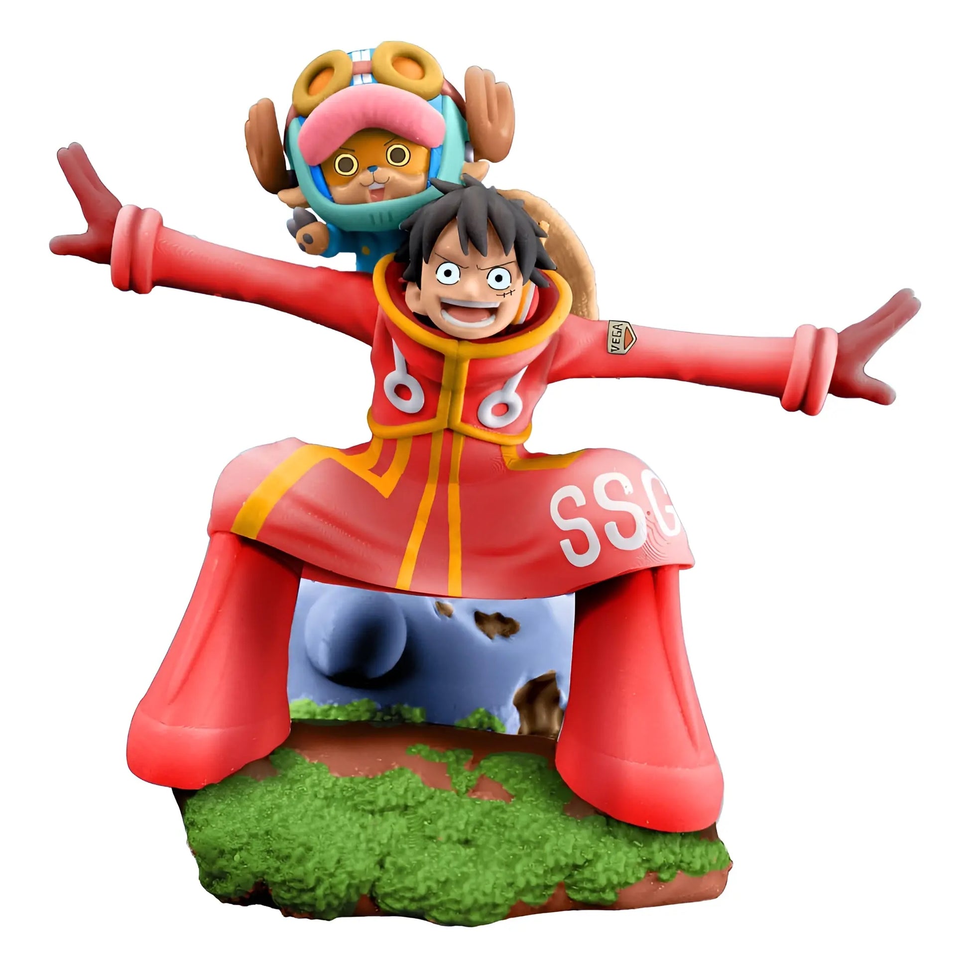 One Piece - Petitrama x4 Figurines - Logbox Re Birth Egghead - Figurine & Kawaii - 4