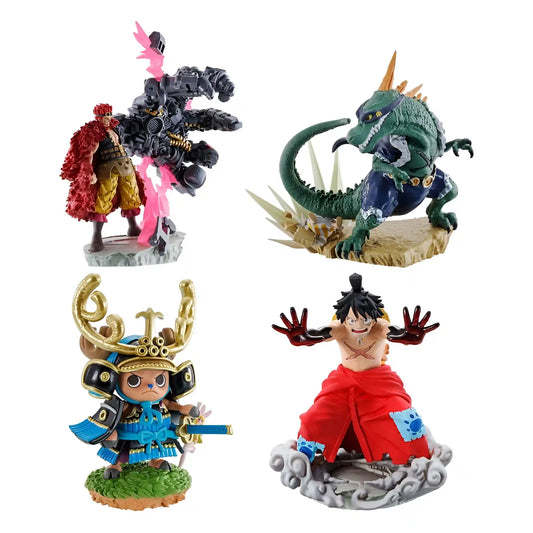 One Piece - Petitrama x4 Figurines - Logbox Re Birth Wanokuni Vol.2 - Figurine & Kawaii - 1