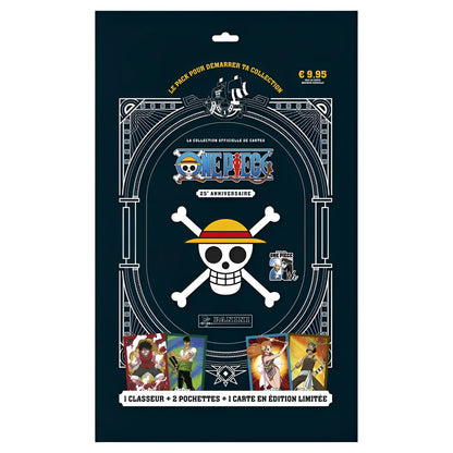 One Piece - Pack De Démarrage De Cartes A Collectionner - 1 Classeur + 2 Pochettes + 1 Carte En Edition Limitée - 25ème Anniversaire - Figurine & Kawaii - 1
