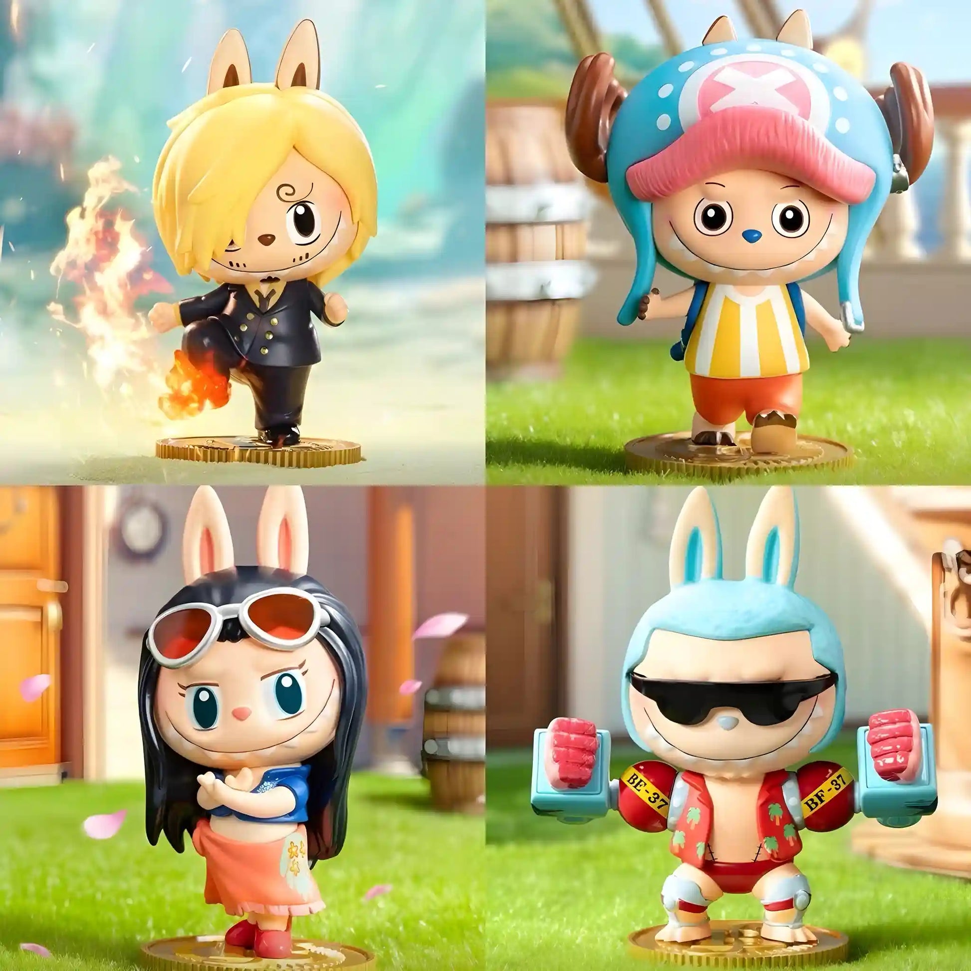 One Piece x Pop Mart - Figurine Kawaii Labubu The Monsters - Boîte Mystère - Figurine & Kawaii - 4