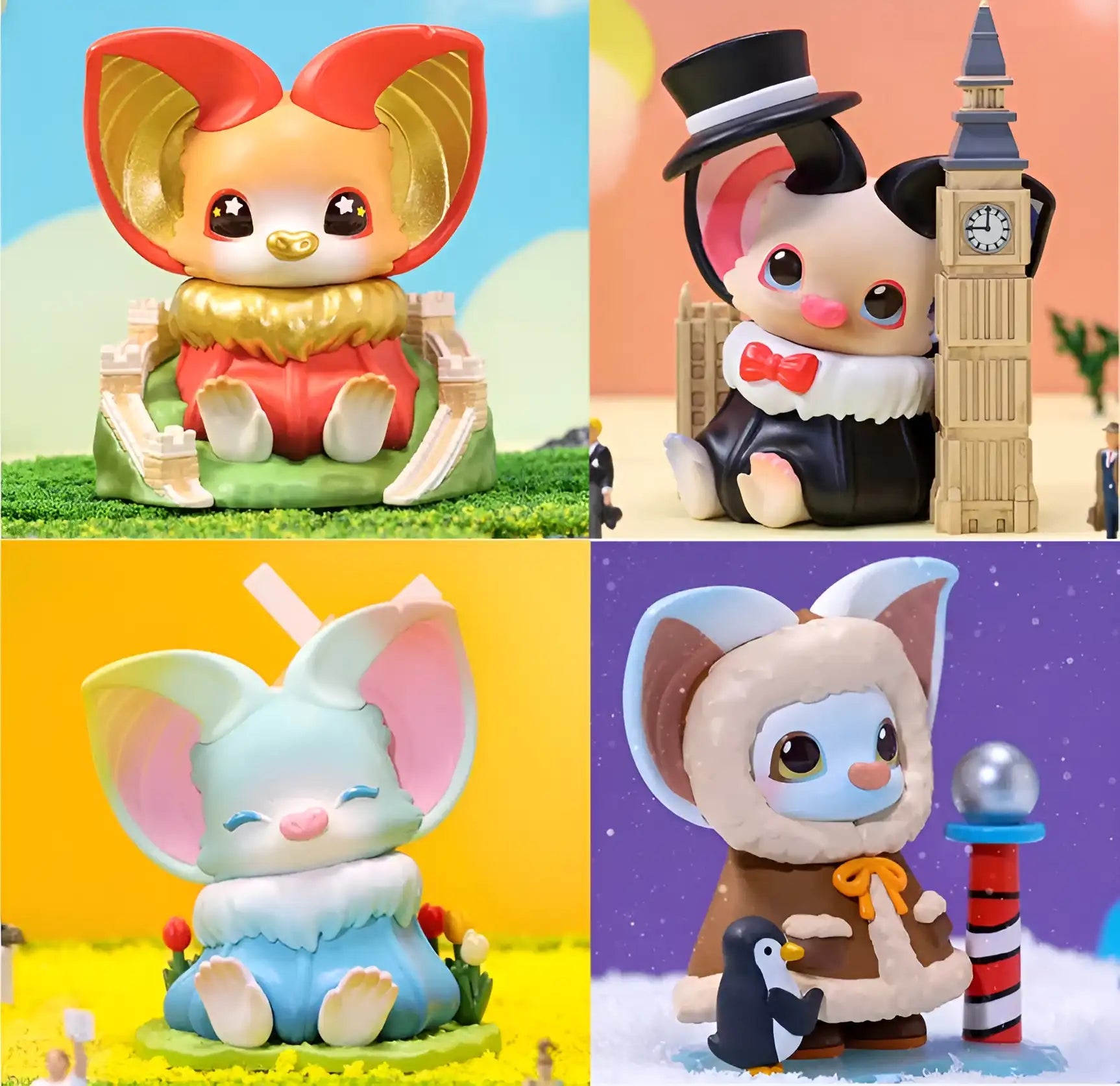 Pop Mart - Figurine Kawaii Yoki Travel Around The World - Boîte Mystère - Figurine & Kawaii - 2