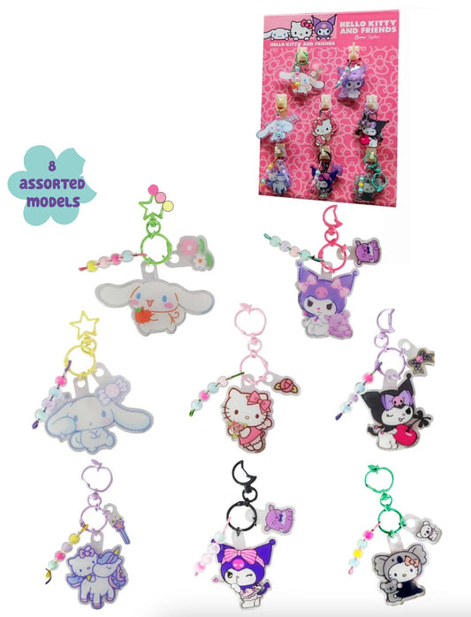 Hello Kitty And Friends - Pack complet de 8 porte-clés