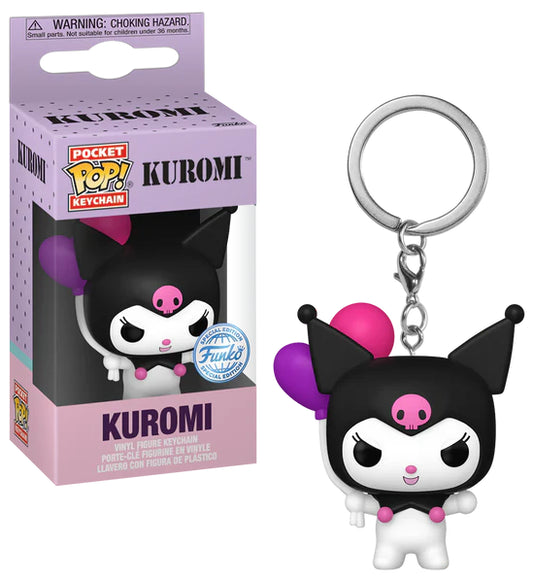 Hello Kitty - Porte-clés Kuromi Avec Des Ballons - Pocket Pop Keychain - Figurine & Kawaii - 1