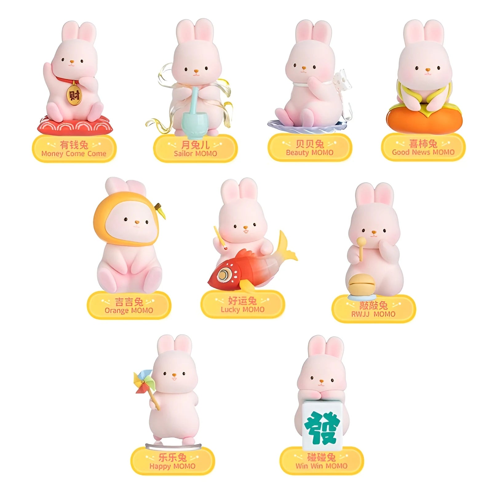 Momo Bunny - Figurine Kawaii Wish - Boîte Mystère - Figurine & Kawaii - 2