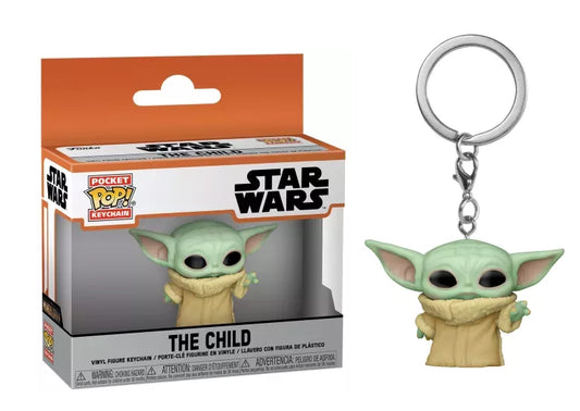 The Mandalorian - Porte-clés Bébé Yoda - Pocket Pop Keychain - Figurine & Kawaii
